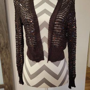 Knitted sweater, with sequins, size L